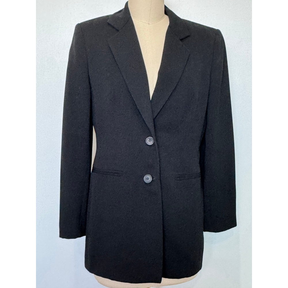 Women's INC International Concepts lined Black Petite 2 button Blazer Size 6P